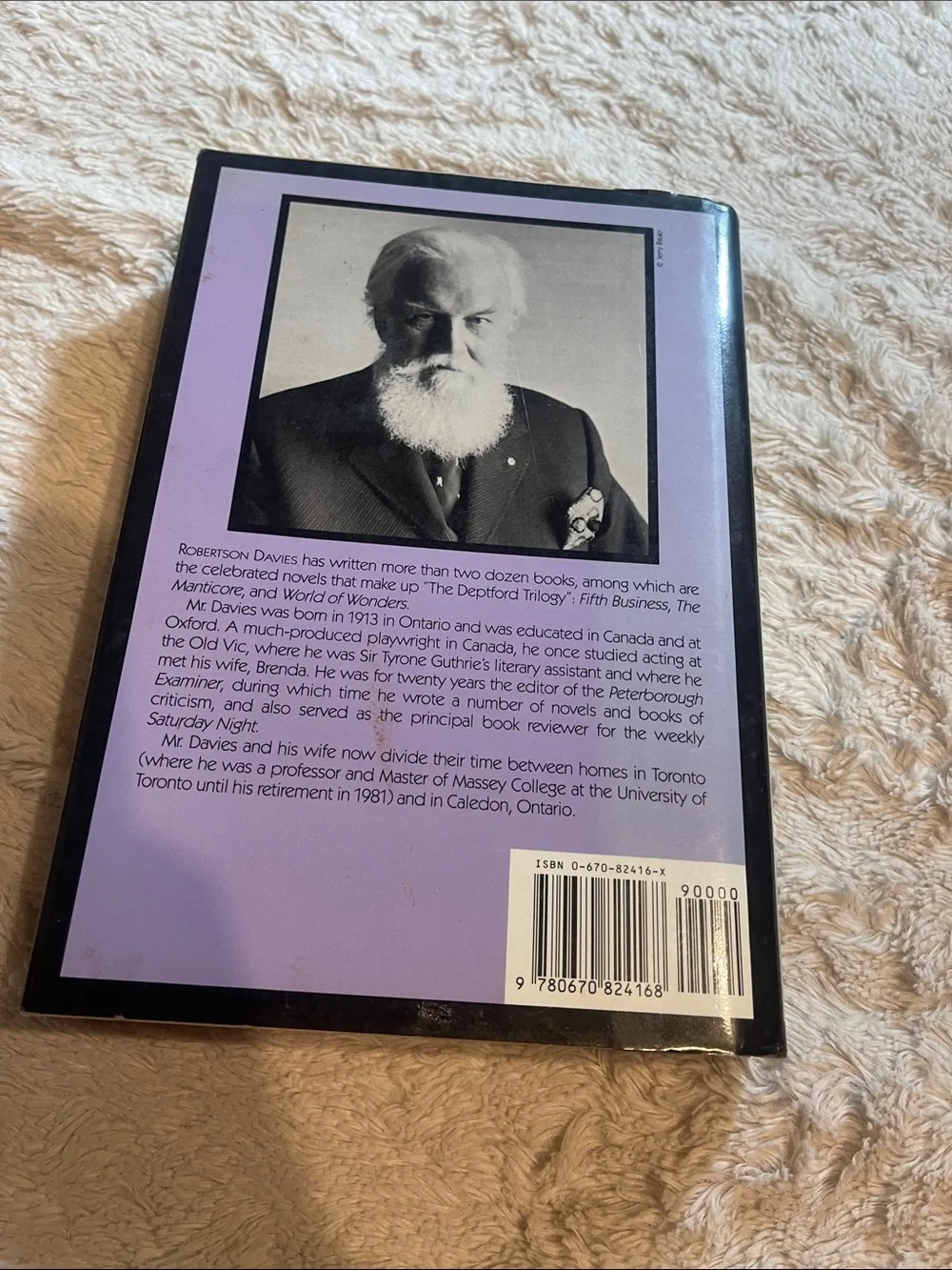 The Lyre of Orpheus - By robertson Davies hardcover book